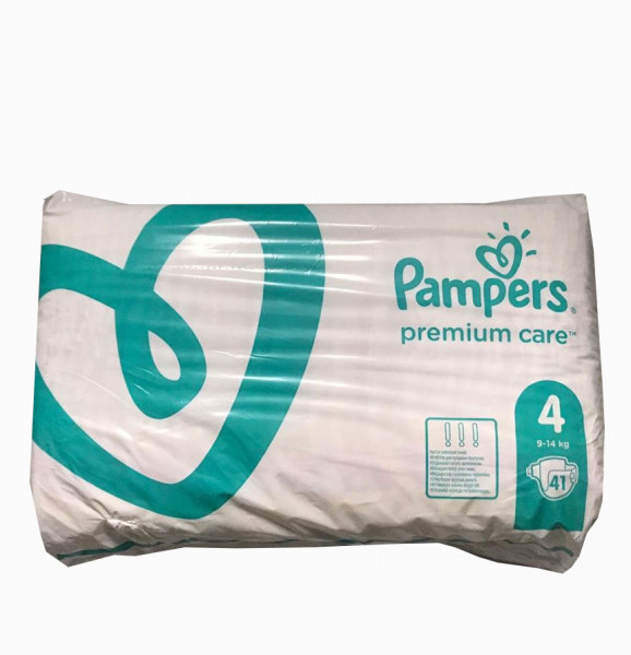 Подгузники Pampers Premium Care №4 (9-14кг), 41 шт.