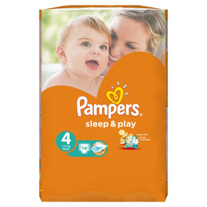 Подгузники Pampers Sleep & Play №4 (7-14 кг), 14 шт.