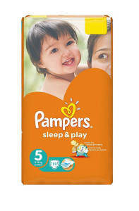 Подгузники Pampers Sleep & Play №5 (11-18 кг), 11 шт.