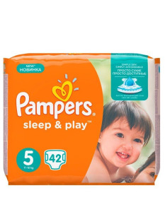 Подгузники Pampers Sleep & Play №5 (11-16кг) 42шт.