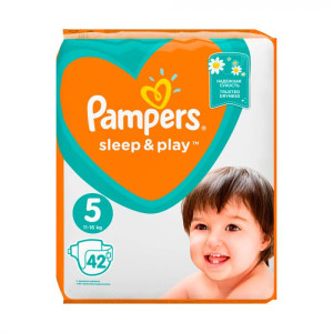 Подгузники Pampers Sleep & Play №5 (11-16кг) 42шт.