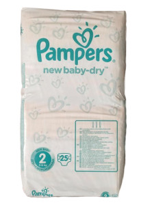 Подгузники Pampers New Baby Dry 2 (3-6 кг), 25 шт.