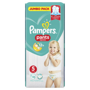 Трусики Pampers Active & Pants №5 (12-17кг), 48шт.