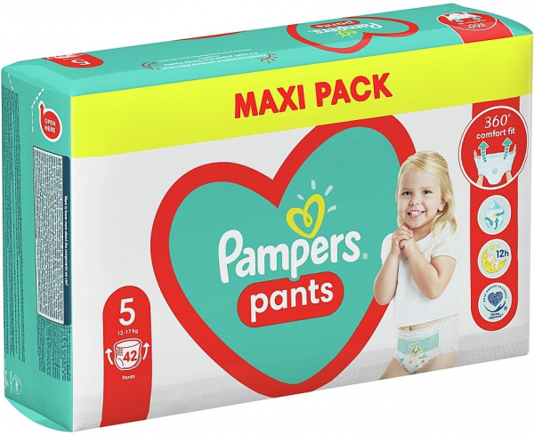 Трусики Pampers Active & Pants №5 (12-17кг), 42шт.