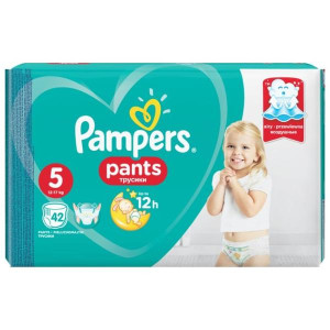 Трусики Pampers Active & Pants №5 (12-17кг), 42шт.