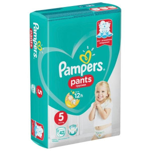 Трусики Pampers Active & Pants №5 (12-17кг), 42шт.