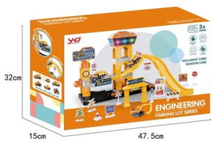Парковка Engineering Строительная техника, с машинками, свет/звук