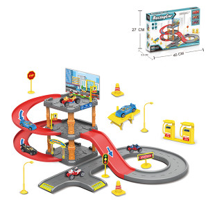 Парковка Racing Car , 3 этажа, 3 машинки, 48 деталей