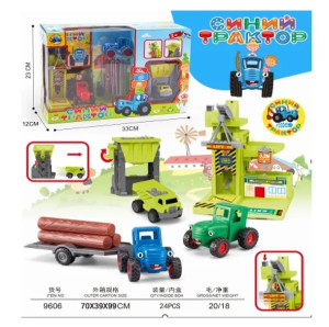 Игровой набор Синий Трактор Сельхозтехника, с краном