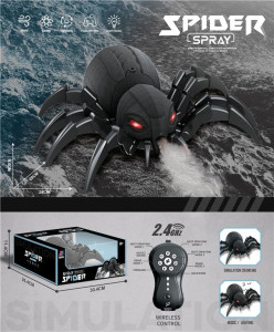 Паук на радиоуправлении Spider Spray, звук/свет, выпускает пар