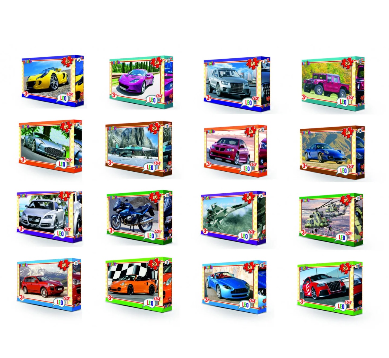 Пазлы из картона для детей.