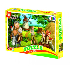 Пазлы детские LEO Maxi Сказки 22310-22319, 138 деталей, 48х33см