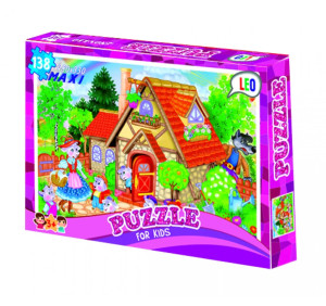 Пазлы детские LEO Maxi Сказки 22310-22319, 138 деталей, 48х33см