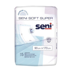 Одноразовые пеленки Seni Soft Super (90х170 см), с боковыми крыльями, 1шт.
