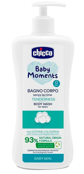 Пена для купания Chicco Baby Moments Tenderness, 500 мл
