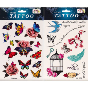 Татуировка переводная Tattoo GW, на тело