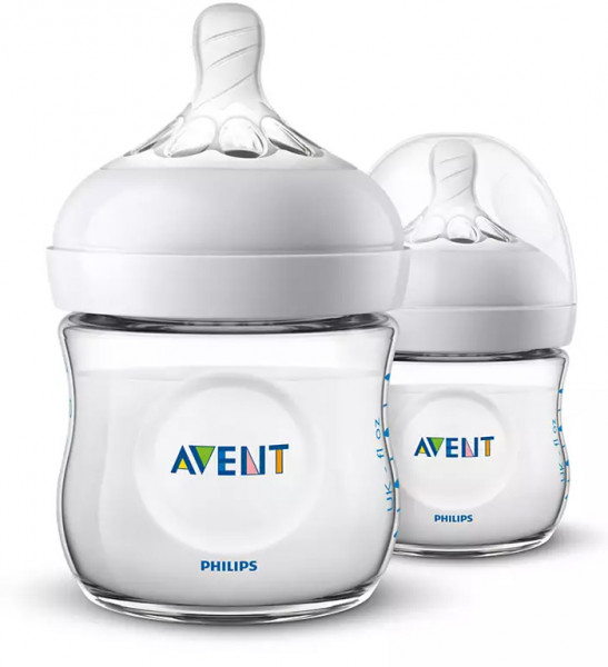 Бутылочки Phillips AVENT Natural, антиколиковая, 0m+, 125мл, 2 шт.