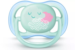 Пустышка Philips AVENT Ultra Air, силиконовая, ортодонтическая, для девочек, 0m+, 2шт.