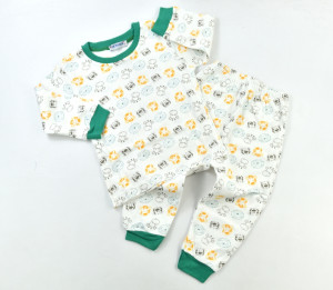 Пижама детская Mini Okyanus Животные, интерлок, 1-7 лет