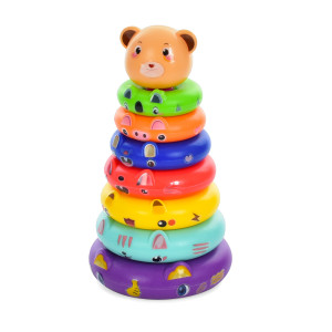 Пирамидка 218D-1Q Медведь, 28см