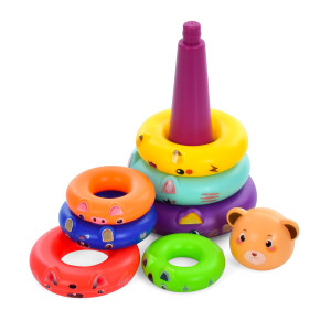 Пирамидка 218D-1Q Медведь, 28см