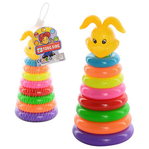 Пирамидка NT6663A Зайчик, 17,5см