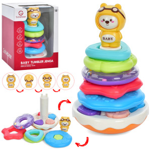 Пирамидка YL603-3A Неваляшка, музыкальная