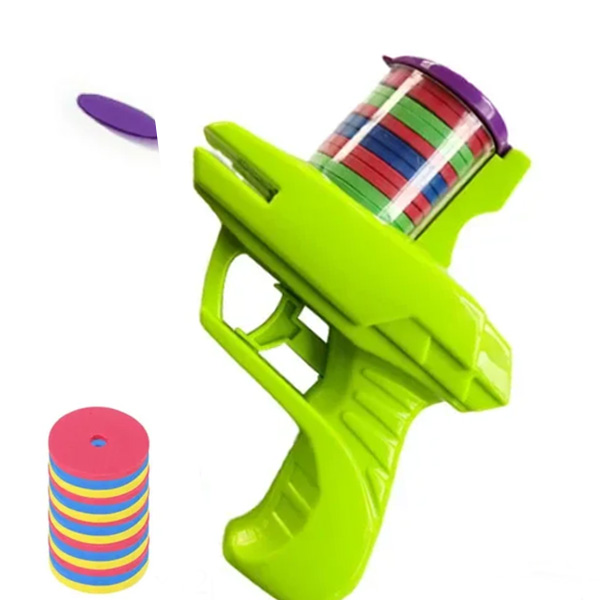 Пистолет Space Freesbee Gun, стреляет кольцами