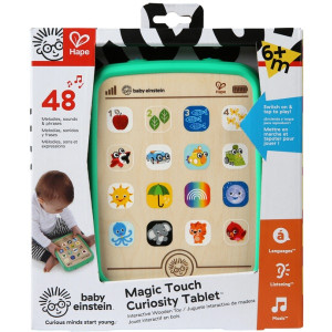 Планшет интерактивный Hape E800853, деревянный, 150 звуков