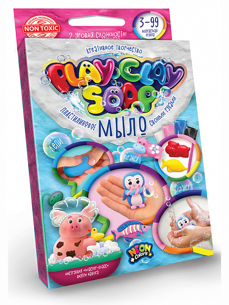 Набор для творчества Пластилиновое мыло PLAY CLAY SOAP PCS-02-01U