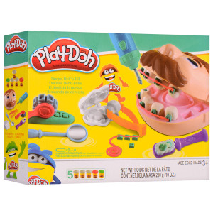 Пластилин Play-Doh MK 1525 Стоматолог, 5 цветов