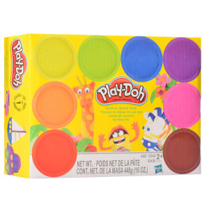Пластилин Play-Doh MK 2850, в баночках, ароматизированный, 8 цветов