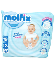 Подгузники Molfix Comfort Midi №3 (4-9кг) 30шт.