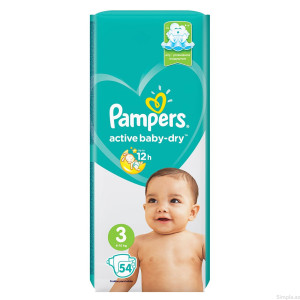 Подгузники Pampers Active Baby №3 (4-9кг) 54шт.
