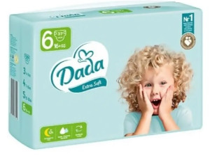 Подгузники Dada Extra Soft Extra Large №6 (16+ кг) 37 шт