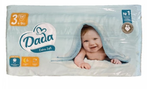 Подгузники Dada Extra Soft midi №3 (4-9 кг) 54шт