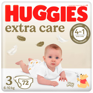 Подгузники Huggies Extra Care №3 (6-10кг) 72шт.