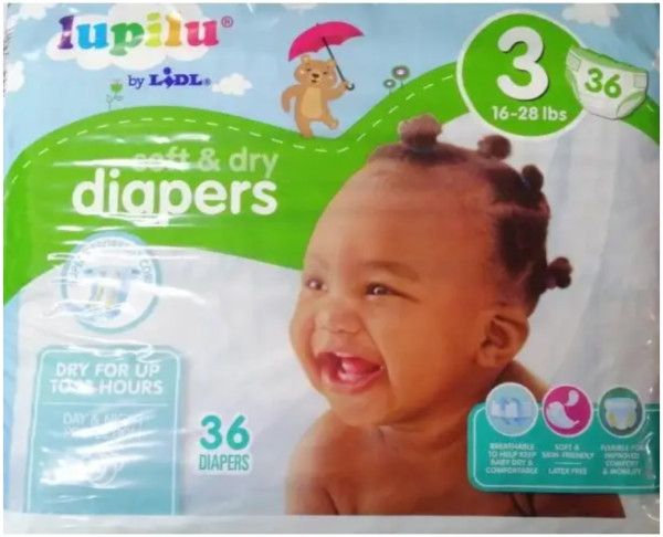 Подгузники Lupilu Soft&Dry №3 (7-13кг), 36 шт.