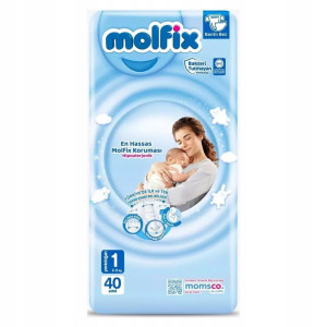 Подгузники Molfix Comfort Econom Newborn №1 (2-5кг) 40шт.