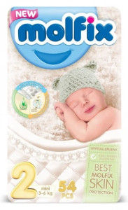 Подгузники Molfix Comfort Eсonom Mini №2 (3-6кг) 54шт.