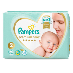 Подгузники Pampers Premium Care №2 (4-8кг) 66шт.