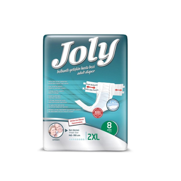 Подгузники Joly XXL (140-190см), для взрослых, 8шт.