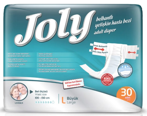 Подгузники Joly L (100-150см), для взрослых, 1шт.