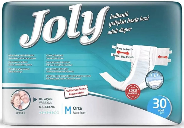 Подгузники Joly M (80-130см), для взрослых, 1шт.
