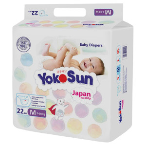 Подгузники одноразовые YokoSun M (5-10кг), 22 шт.