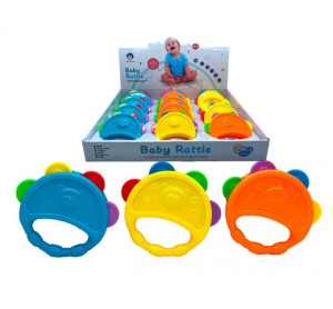 Погремушка Бубен, из пластика, 1шт.