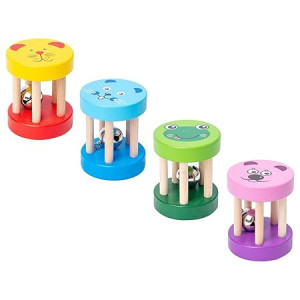 Детская погремушка Животные, дерево, 1шт.