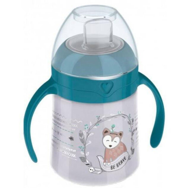 Поильник Canpol Babies Lovi Indian Summer, ручки, силиконовый носик, 6м+, 150мл