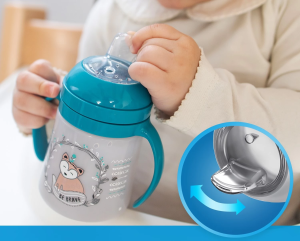 Поильник Canpol Babies Lovi Indian Summer, ручки, силиконовый носик, 6м+, 150мл