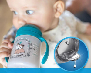 Поильник Canpol Babies Lovi Indian Summer, ручки, силиконовый носик, 6м+, 150мл
